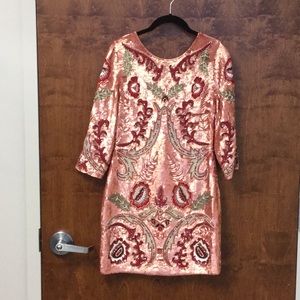 Needle & Thread Sequin Cocktail Dress